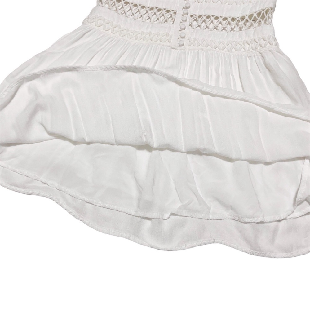 Free People White Crochet Trim Dress - Picture 8 of 16